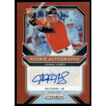 2021 Panini Prizm Rookie Autographs Prizms Red #61 Jahmai Jones/99