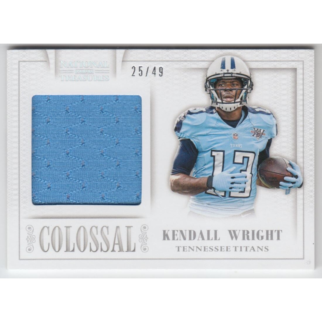 2013 Panini National Treasures Colossal Materials #22 Kendall Wright