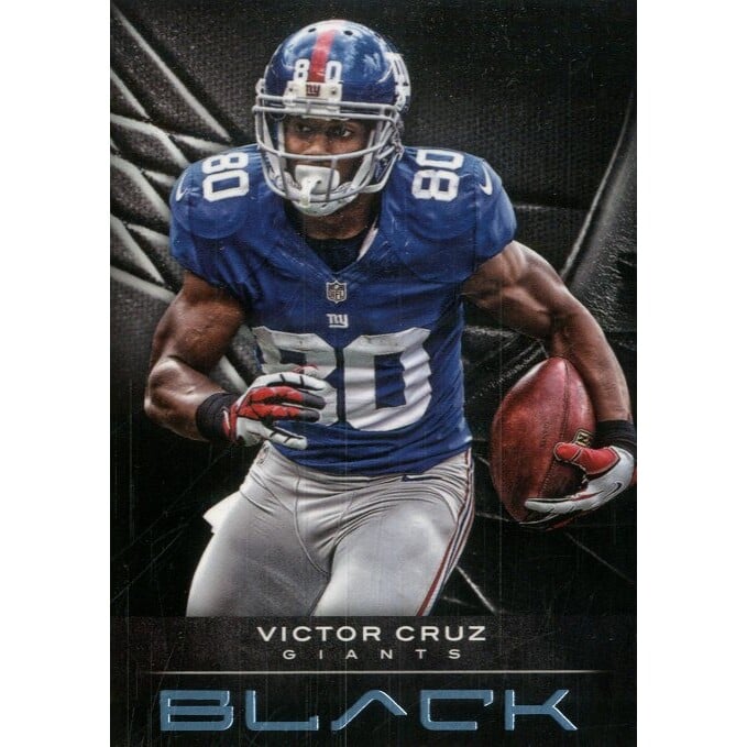 2012 Panini Black Platinum #69 Victor Cruz. rookie card picture