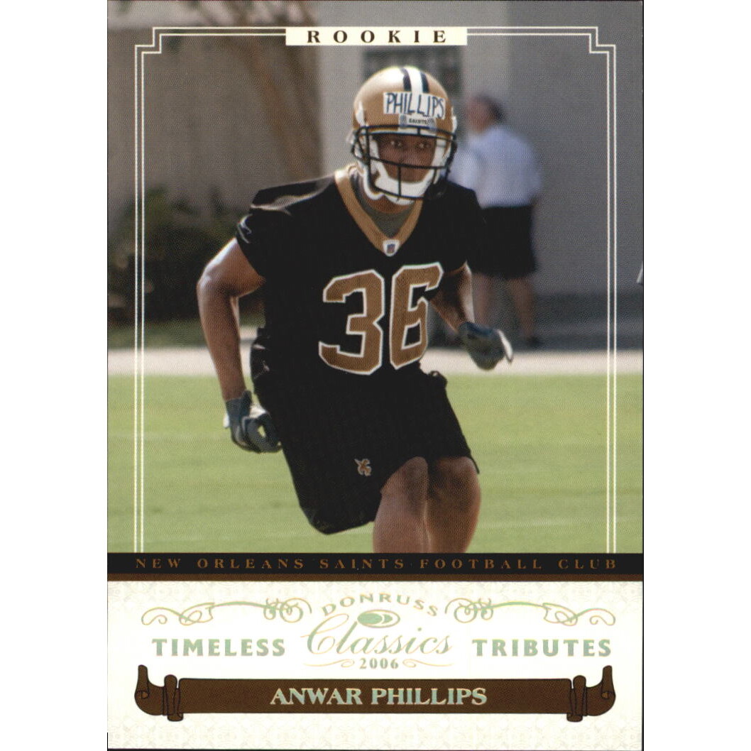 2006 Donruss Classics Timeless Tributes Gold #121 Anwar Phillips