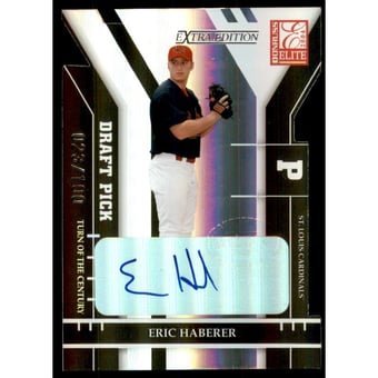 2004 Donruss Elite Extra Edition Signature Turn of the Century #346 Eric Haberer DP/100