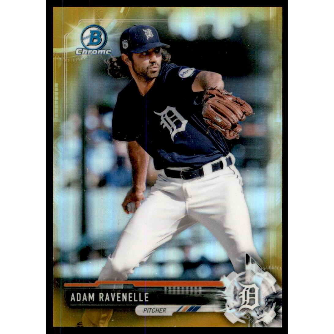 2017 Bowman Chrome Prospects Gold Refractors #BCP189 Adam Ravenelle