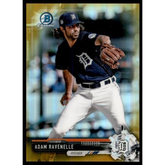 2017 Bowman Chrome Prospects Gold Refractors #BCP189 Adam Ravenelle