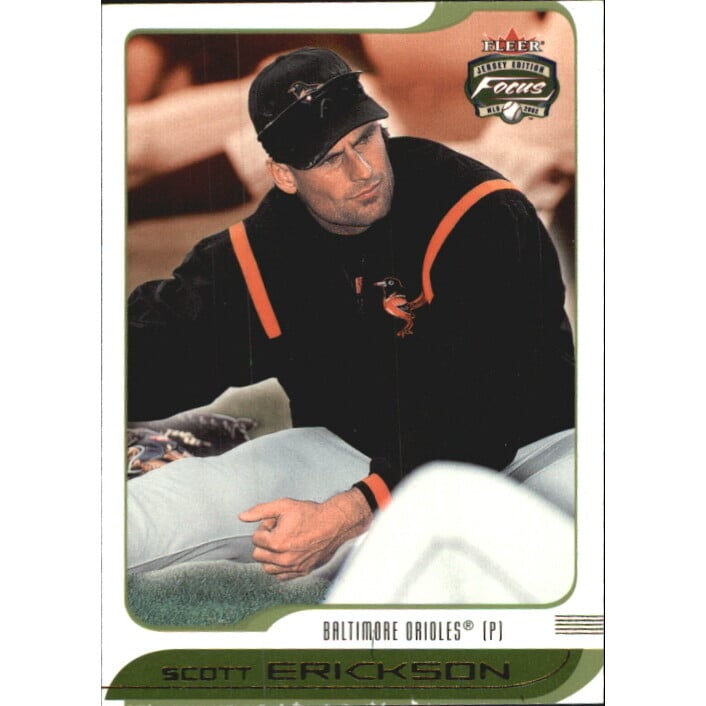 2002 Fleer Focus JE Jersey Parallel #113 Scott Erickson/19. rookie card picture