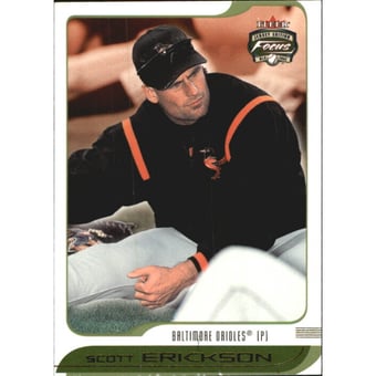 2002 Fleer Focus JE Jersey Parallel #113 Scott Erickson/19