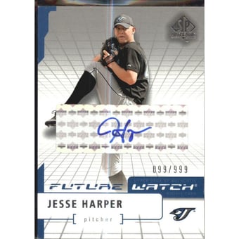 2004 SP Authentic Future Watch Autograph #112 Jesse Harper FW