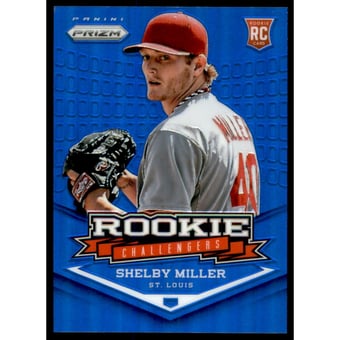 2013 Panini Prizm Rookie Challengers Prizms Blue #8 Shelby Miller