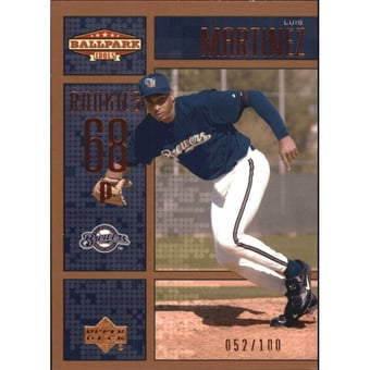 2002 Upper Deck Ballpark Idols Bronze #207 Luis Martinez ROO