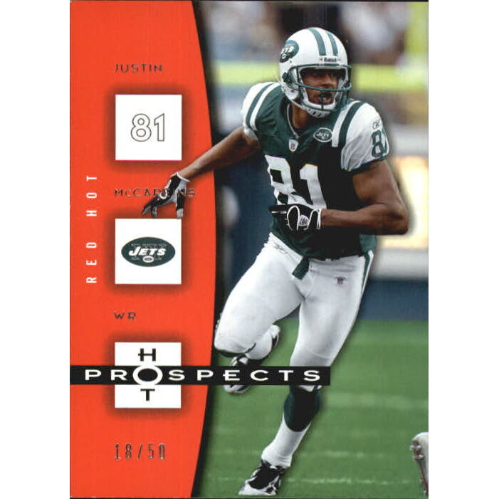 2006 Hot Prospects Red Hot #68 Justin McCareins