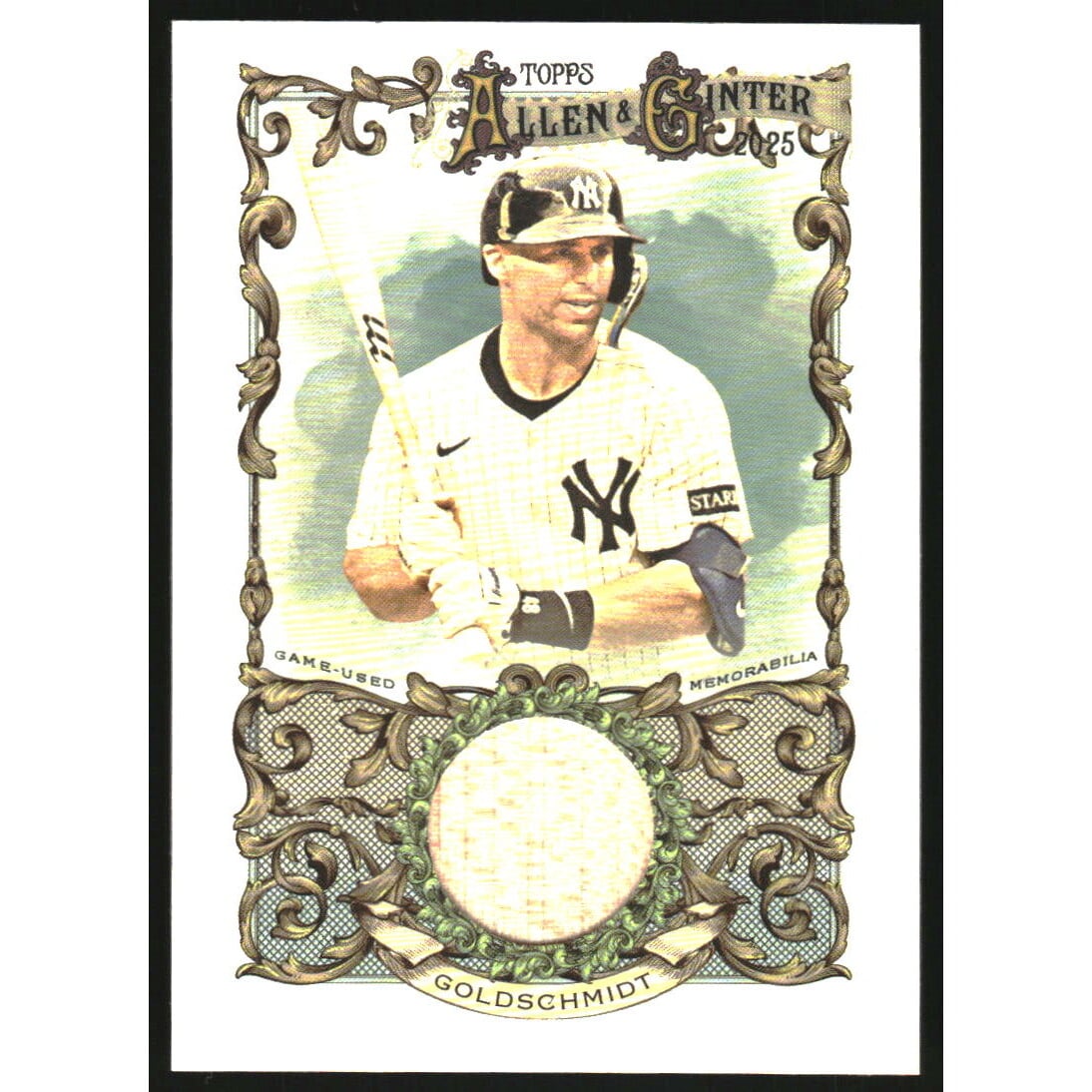 2025 Topps Allen and Ginter Relics #AGRPG Paul Goldschmidt. rookie card picture