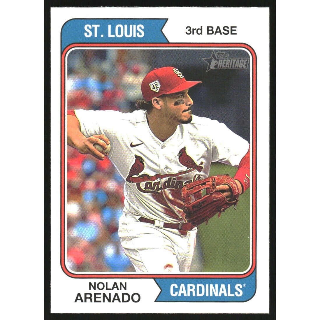 2023 Topps Heritage Image Variations #677 Nolan Arenado