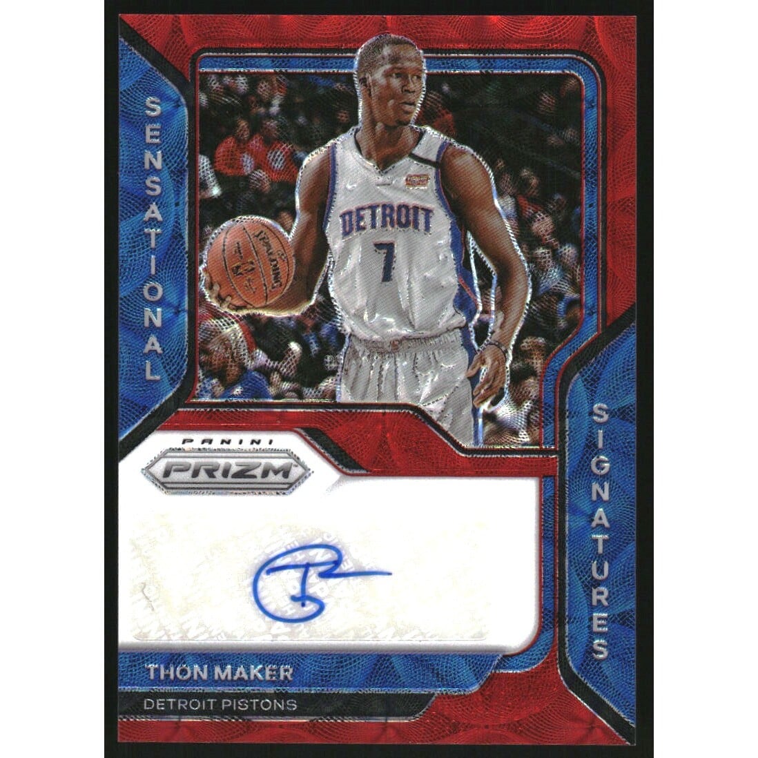 2020-21 Panini Prizm Sensational Signatures Prizms Choice #39 Thon Maker. rookie card picture