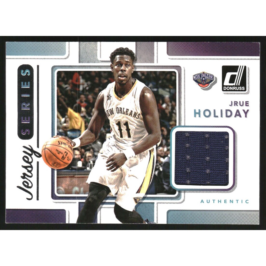 2017-18 Donruss Jersey Series #31 Jrue Holiday