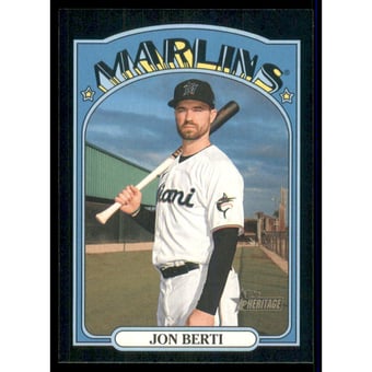2021 Topps Heritage Black Border #288 Jon Berti