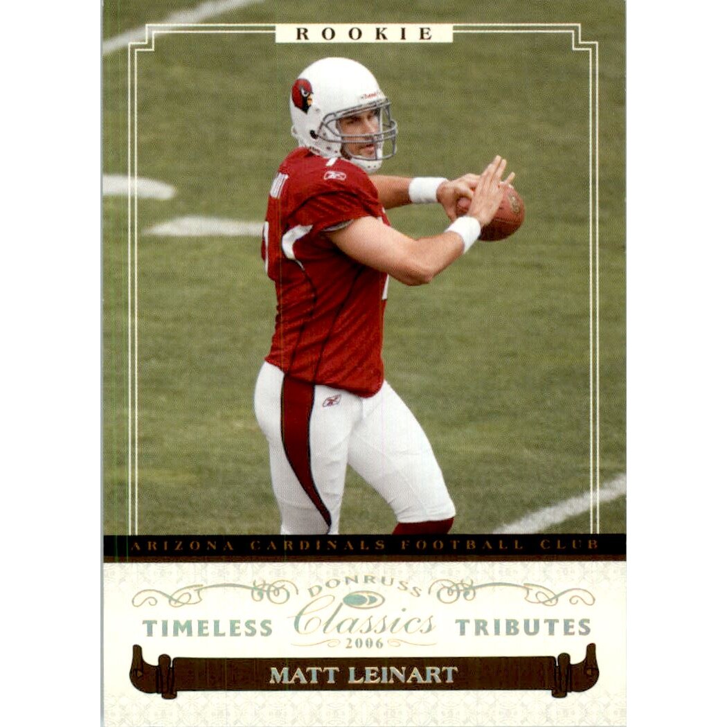 2006 Donruss Classics Timeless Tributes Gold #111 Matt Leinart. rookie card picture