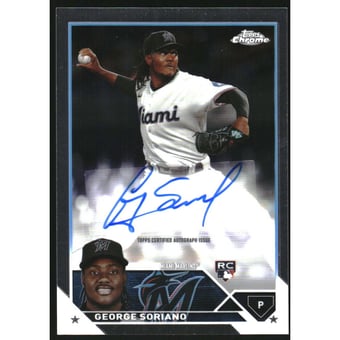 2023 Topps Chrome Update Autographs #ACGSO George Soriano