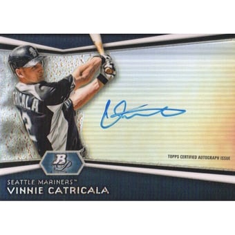 2012 Bowman Platinum Prospect Autographs #VC Vinnie Catricala