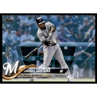 2018 Topps Father's Day Blue #377 Domingo Santana