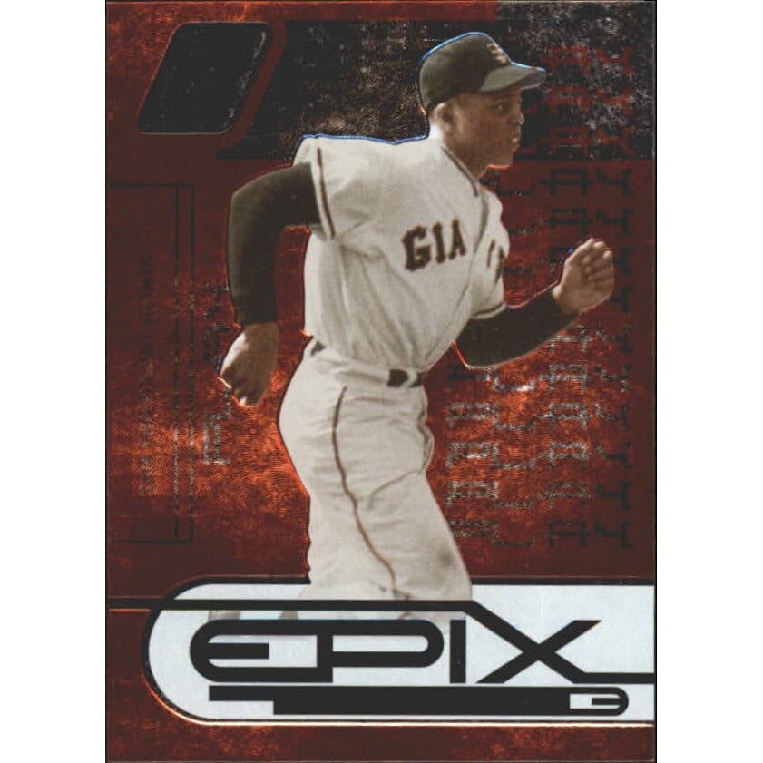 2005 Zenith Epix Orange Play #25 Willie Mays