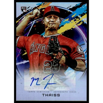 2020 Topps Fire Autographs Green #FAMTH Matt Thaiss