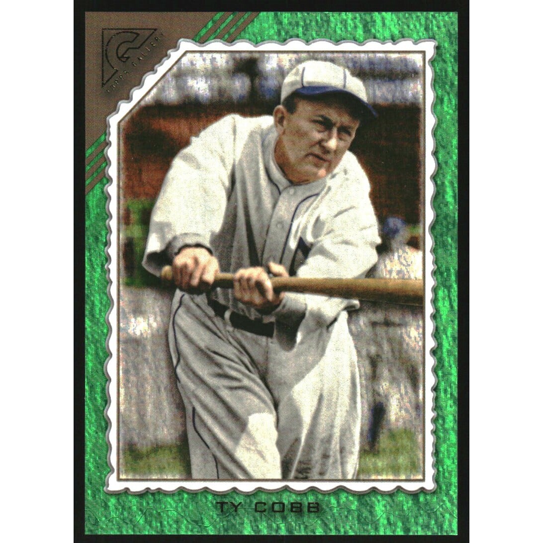 2022 Topps Gallery Green Pattern #163 Ty Cobb