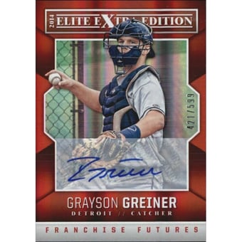 2014 Elite Extra Edition Franchise Futures Signatures #63 Grayson Greiner/599