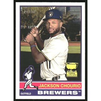 2025 Topps Heritage Flipped Bat Variations #106 Jackson Chourio