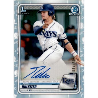2020 Bowman Chrome Prospect Autographs Refractors #CPANH Niko Hulsizer