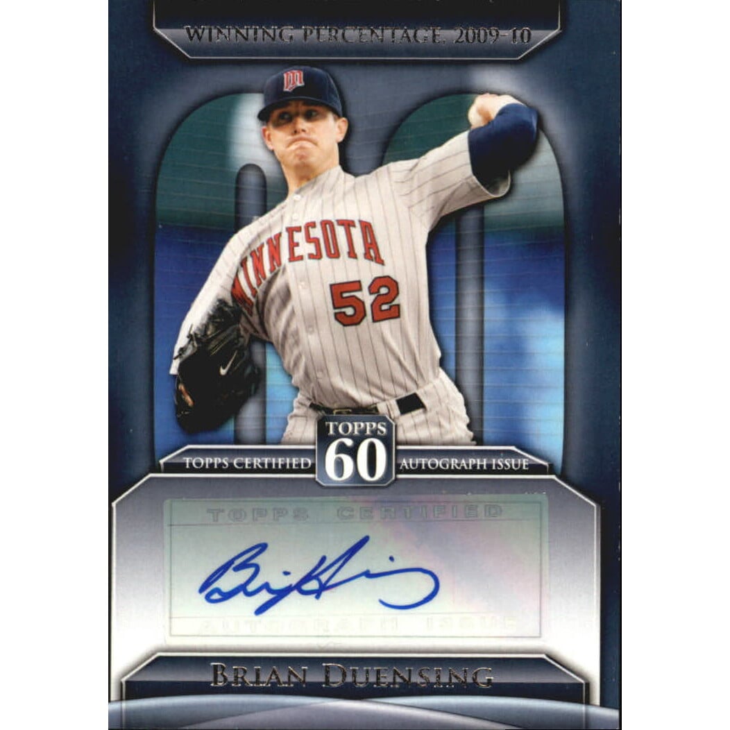 2011 Topps 60 Autographs #BDU Brian Duensing