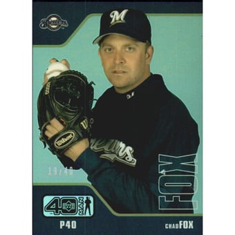 2002 Upper Deck 40-Man Electric Rainbow #540 Chad Fox