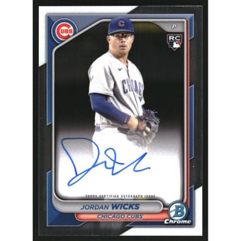 2024 Bowman Chrome Rookie Autographs #CRAJWI Jordan Wicks