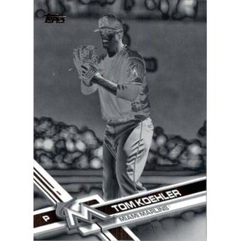 2017 Topps Black and White Negative #552 Tom Koehler