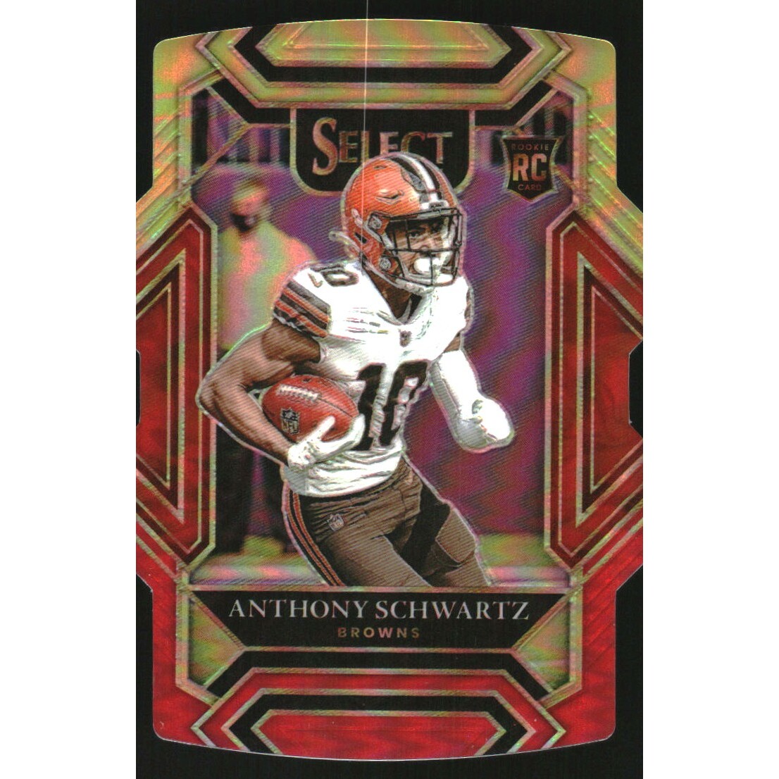 2021 Select Prizm Red and Yellow Die Cut #270 Anthony Schwartz