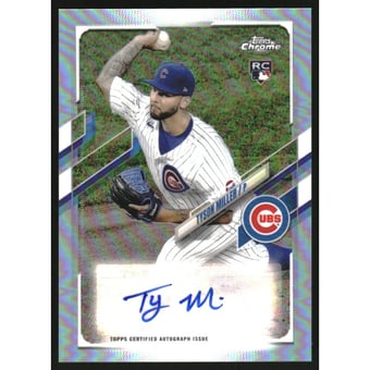 2021 Topps Chrome Update Autographs #CUSATM Tyson Miller