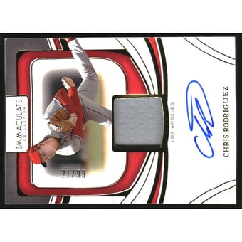 2022 Immaculate Collection Immaculate Material Signatures #26 Chris Rodriguez/99