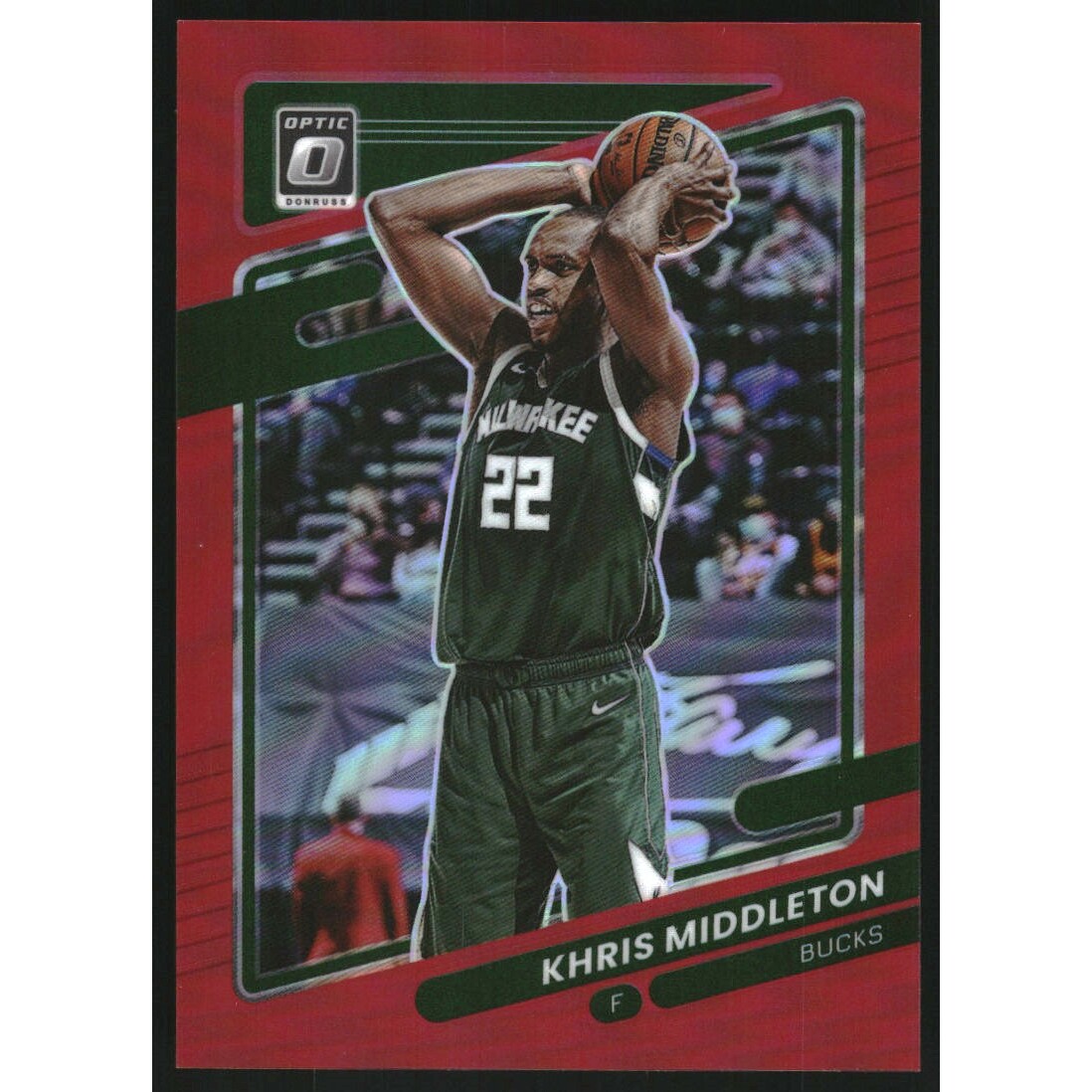 2021-22 Donruss Optic Red #143 Khris Middleton