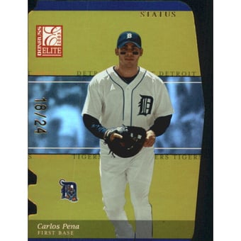 2003 Donruss Elite Status Gold #28 Carlos Pena