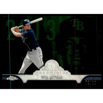 2016 Topps Chrome ROY Chronicles Green Refractors #ROYWM Wil Myers