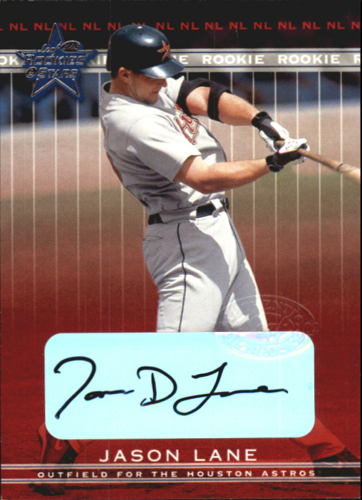 2002 Leaf Rookies and Stars Great American Signings #345 Jason Lane/150*