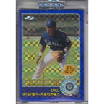 2003 Topps Chrome Uncirculated X-Fractors #424 Evel Bastida-Martinez DP