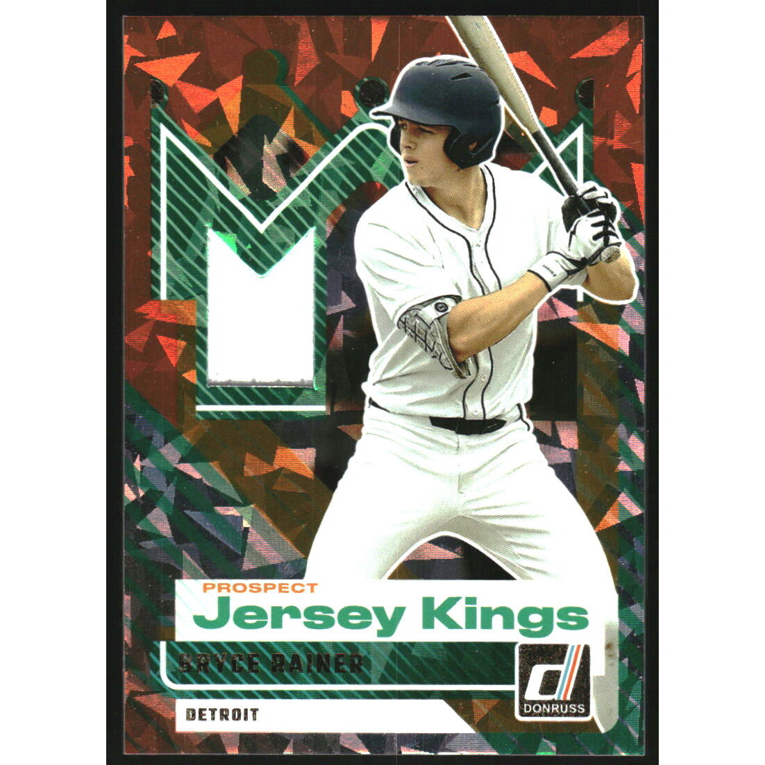 2025 Donruss Prospect Jersey Kings Orange Ice #11 Bryce Rainer