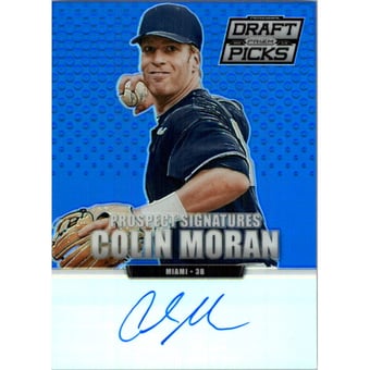 2013 Panini Prizm Perennial Draft Picks Prospect Signatures Blue Prizms #5 Colin Moran