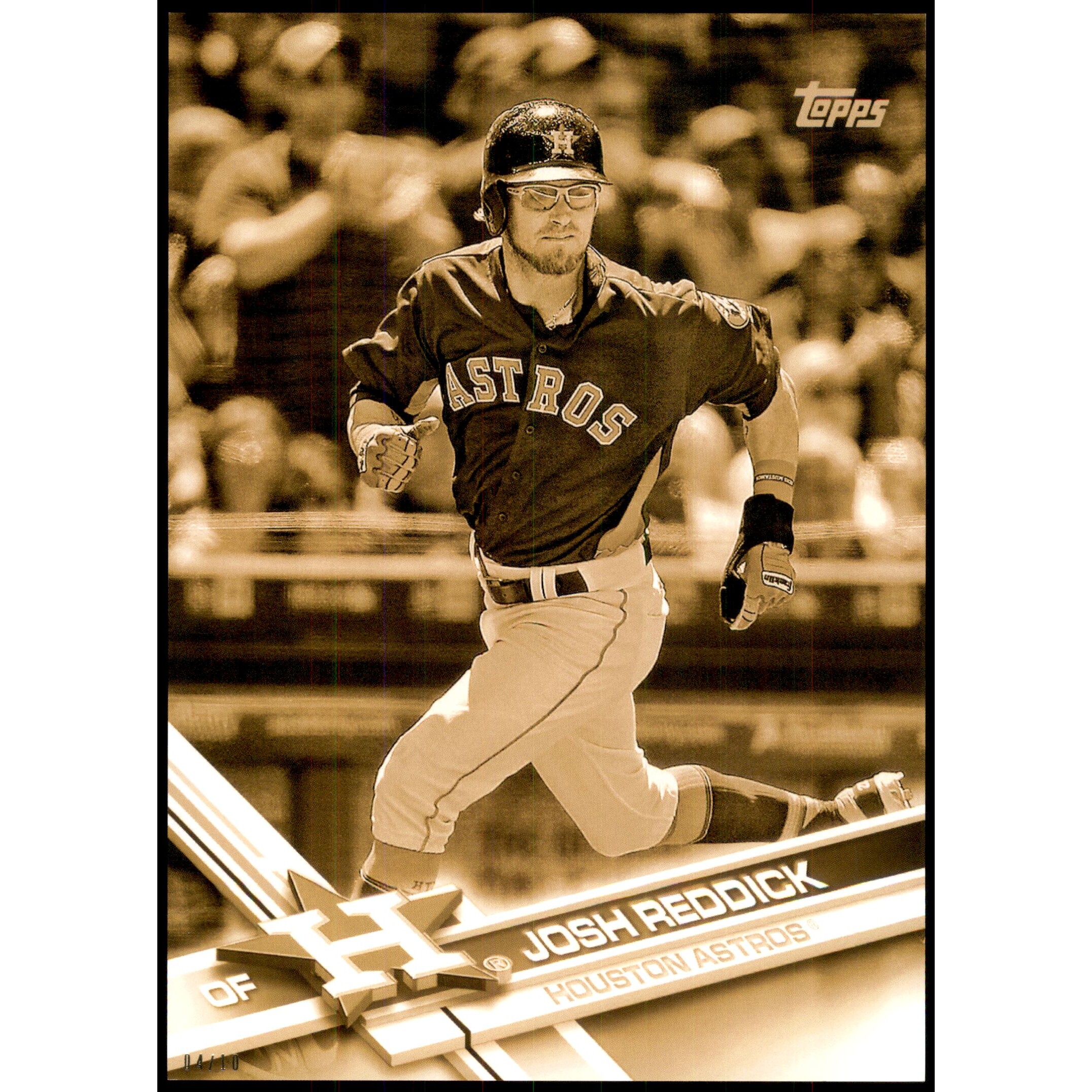 2017 Topps Update 5x7 Clear Gold #US70 Josh Reddick