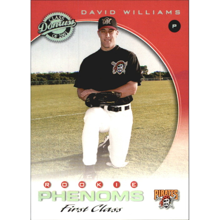 2001 Donruss Class of 2001 First Class #225 David Williams PH
