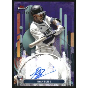 2025 Finest Autographs Purple Refractors #FARB Ryan Bliss