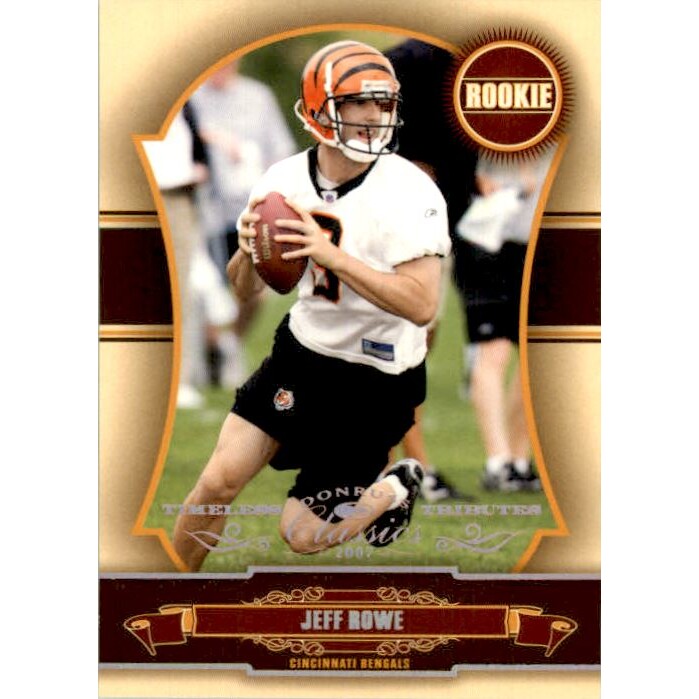 2007 Donruss Classics Timeless Tributes Bronze #240 Jeff Rowe. rookie card picture