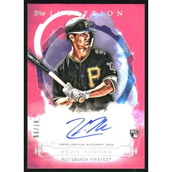 2019 Topps Inception Rookie and Emerging Stars Autographs Magenta #RESKN Kevin Newman