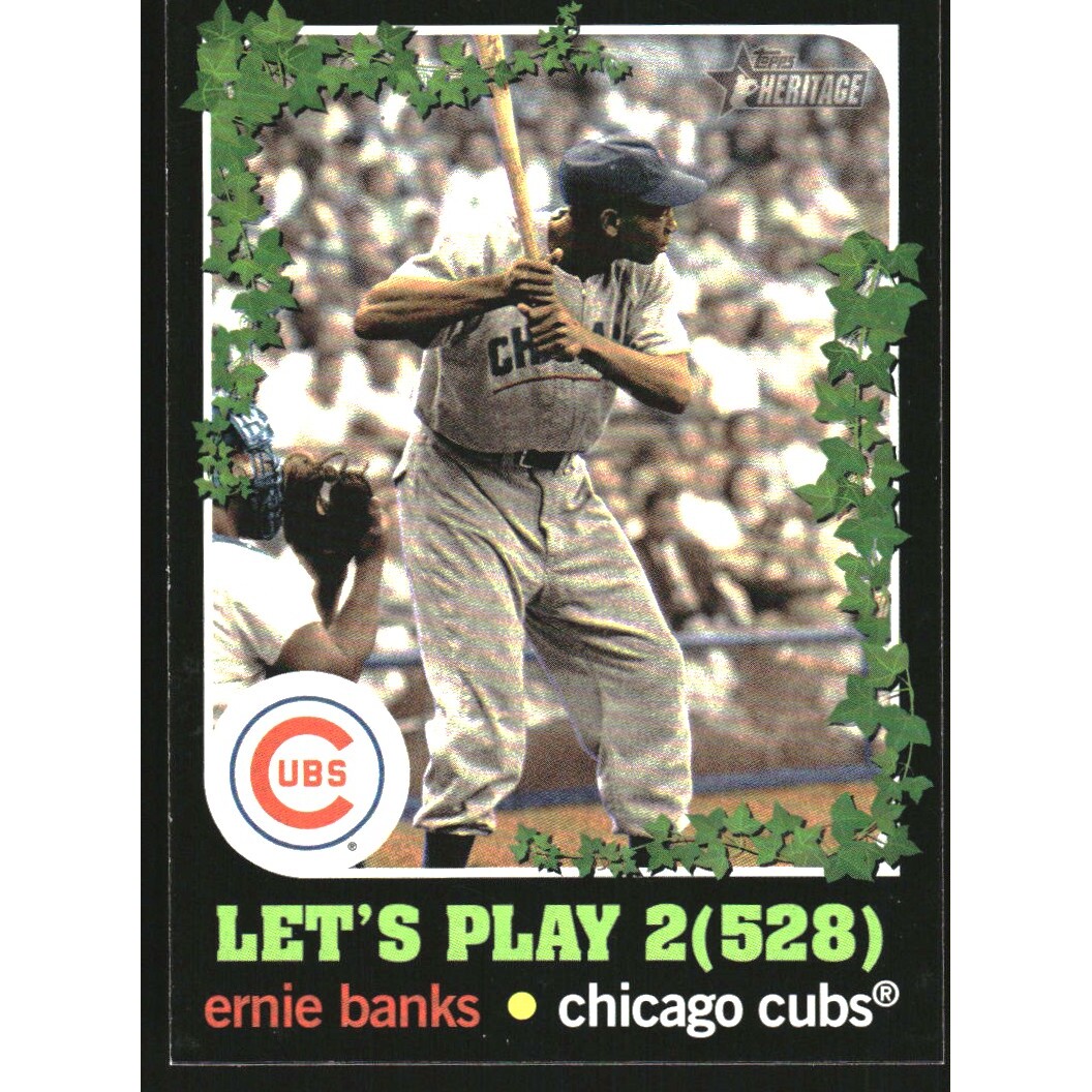 2020 Topps Heritage High Number Let's Play 2 #LP23 Ernie Banks. rookie card picture