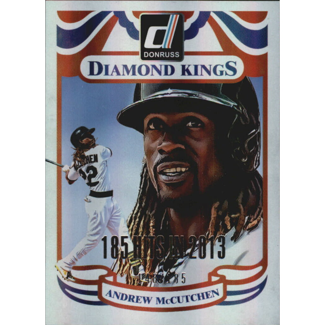 2014 Donruss Stat Line Season #10 Andrew McCutchen DK/185