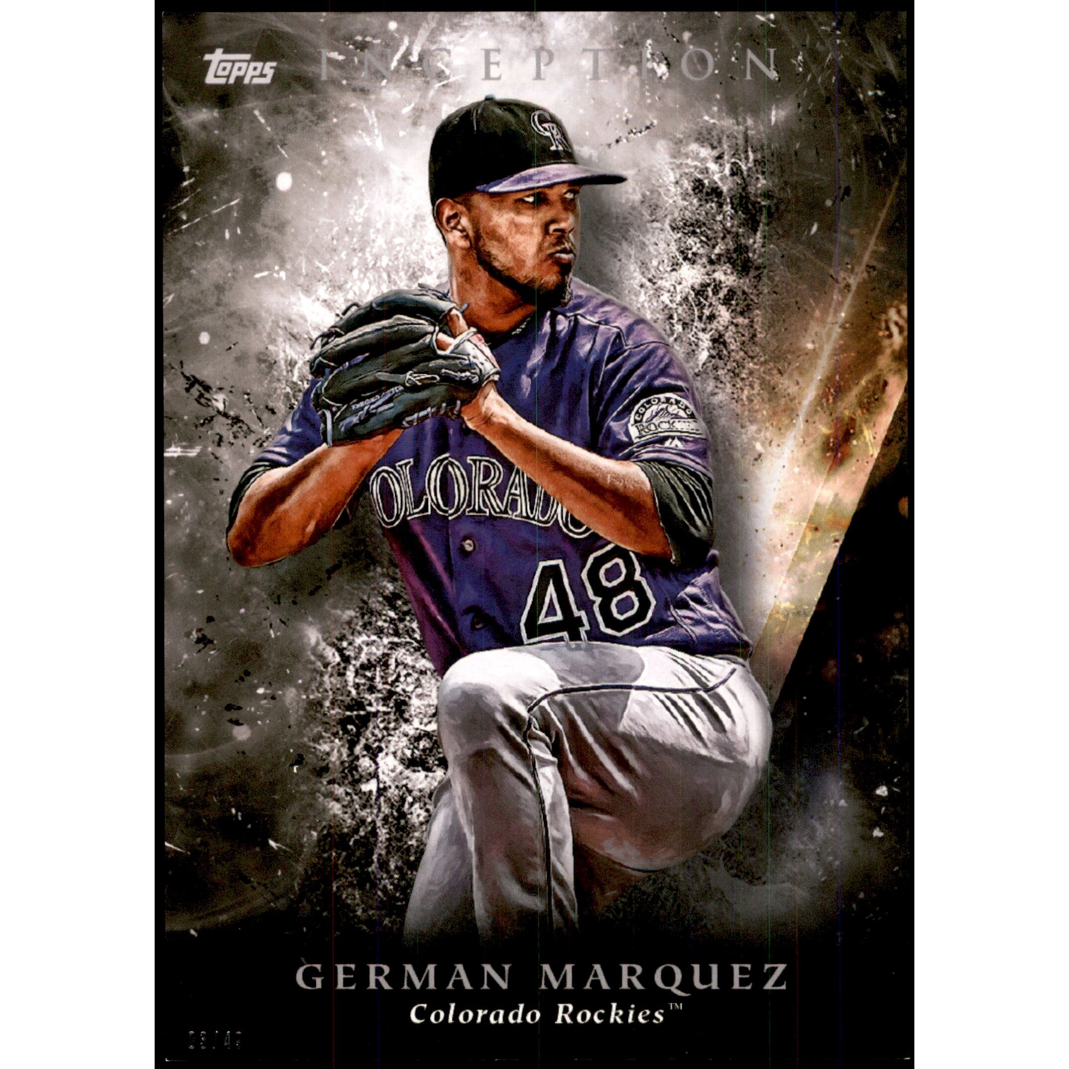 2018 Topps Inception 5x7 #43 German Marquez. rookie card picture